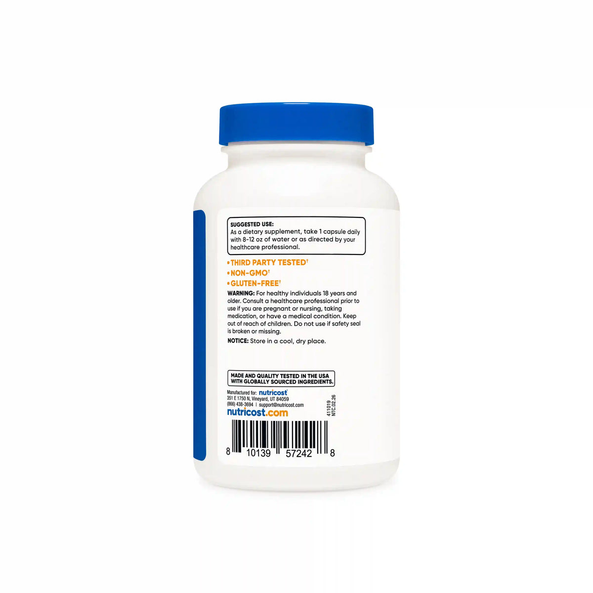 Nutricost DGL Deglycyrrhizinated Licorice Extract Capsules
