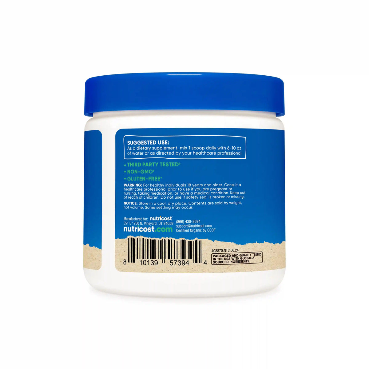 Nutricost Organic Milk Thistle Powder