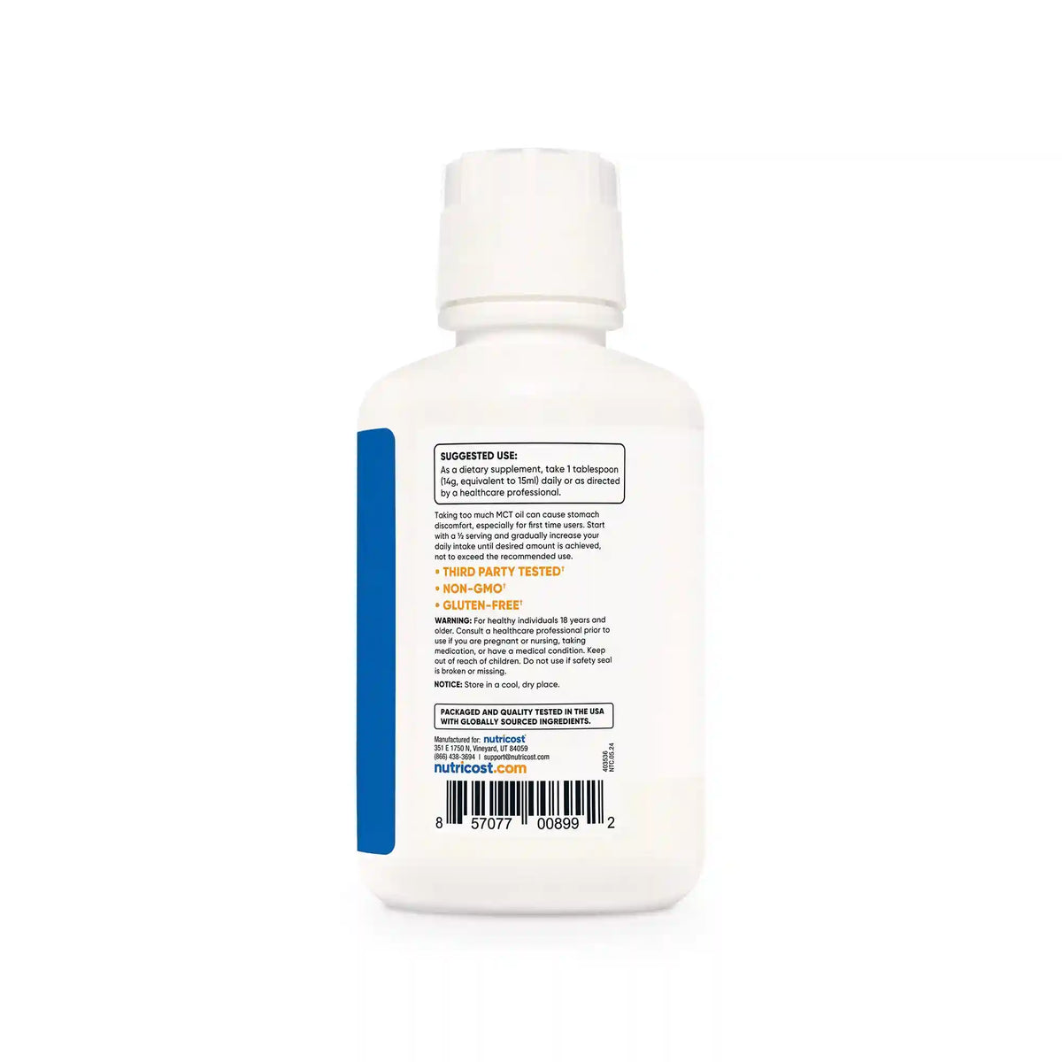 Nutricost C8 MCT Oil