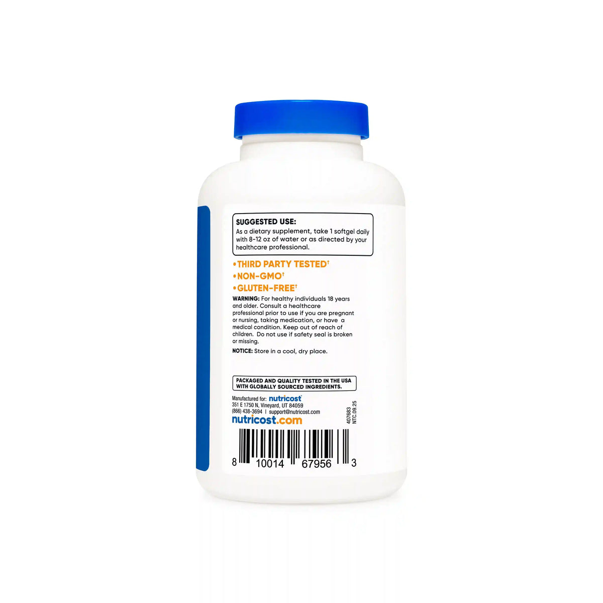 Nutricost Vitamin E Softgels