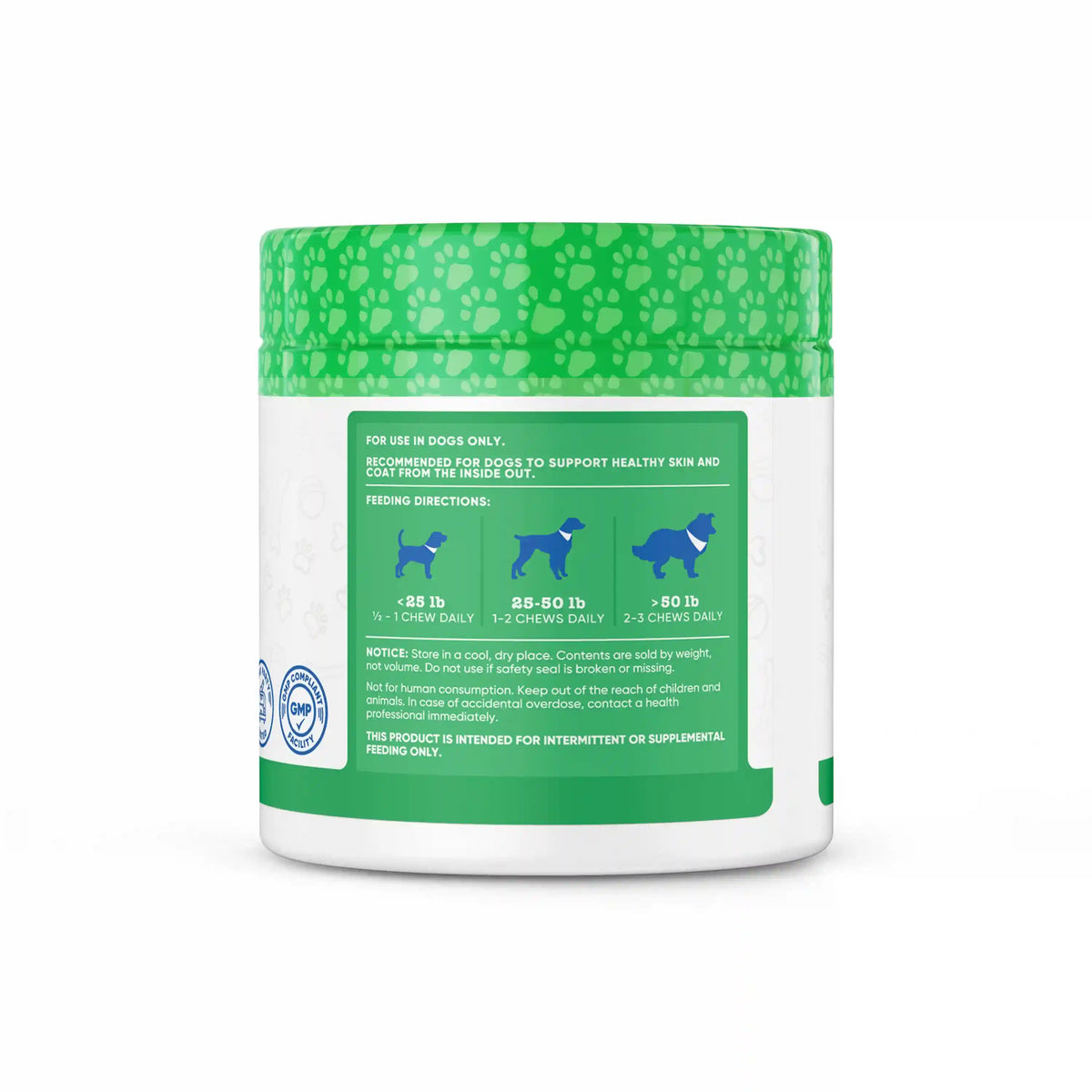 Nutricost Pets Skin & Coat Support [60 Chews] [Beef]