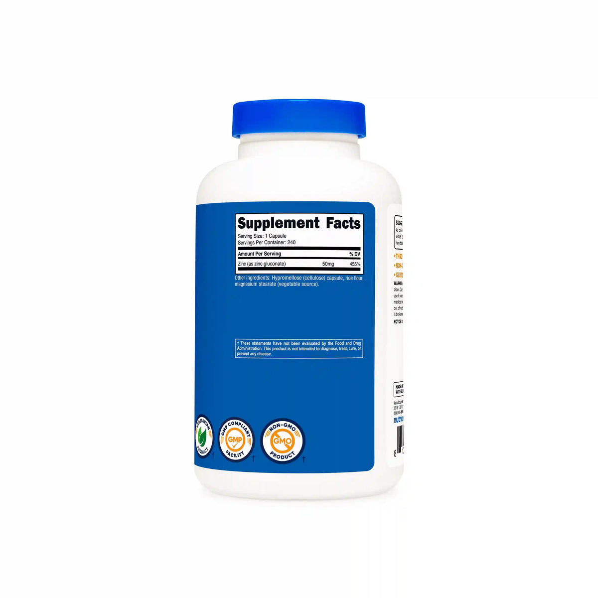 Nutricost Zinc Gluconate Capsules