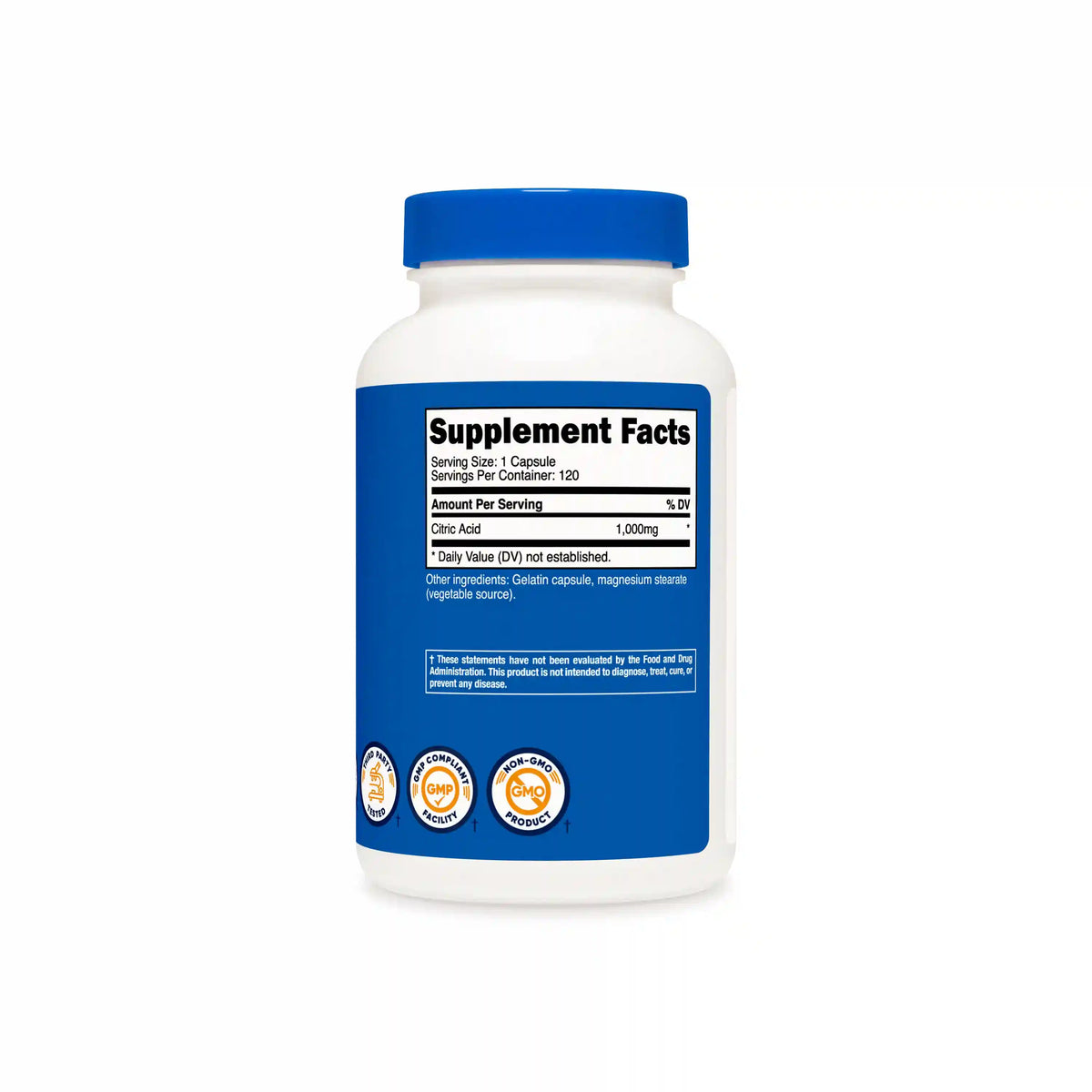 Nutricost Citric Acid Capsules