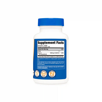 Nutricost Vitamin D3 Softgels