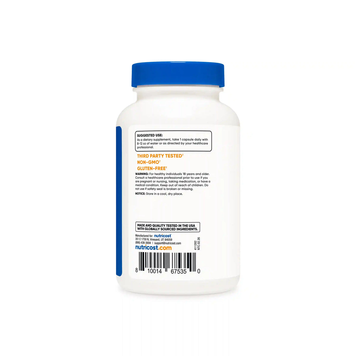 Nutricost N-Acetyl L-Cysteine (NAC) Capsules
