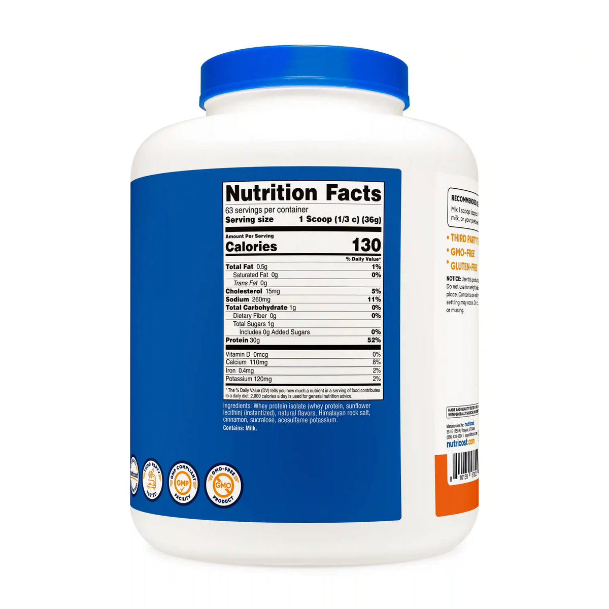 Nutricost Whey Protein Isolate Powder