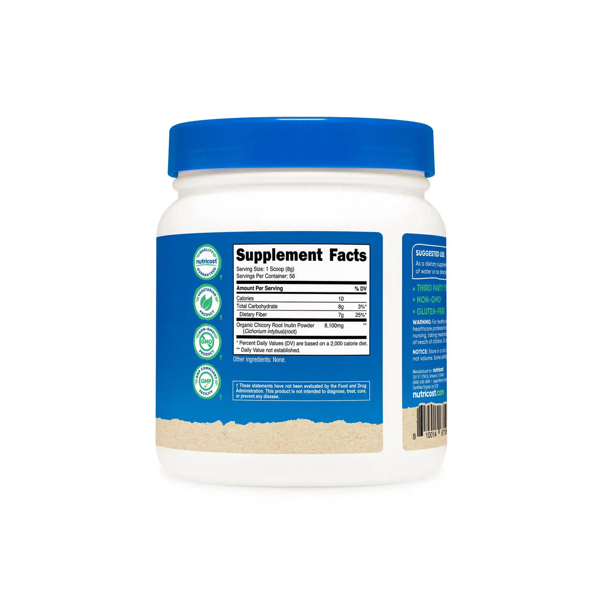 Nutricost Organic Inulin Powder