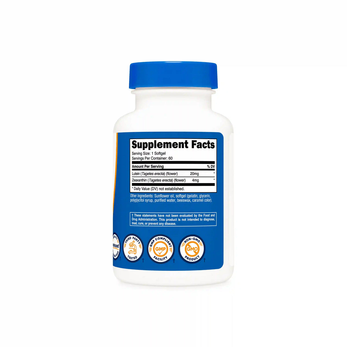 Nutricost Zeaxanthin (with Lutein) Softgels