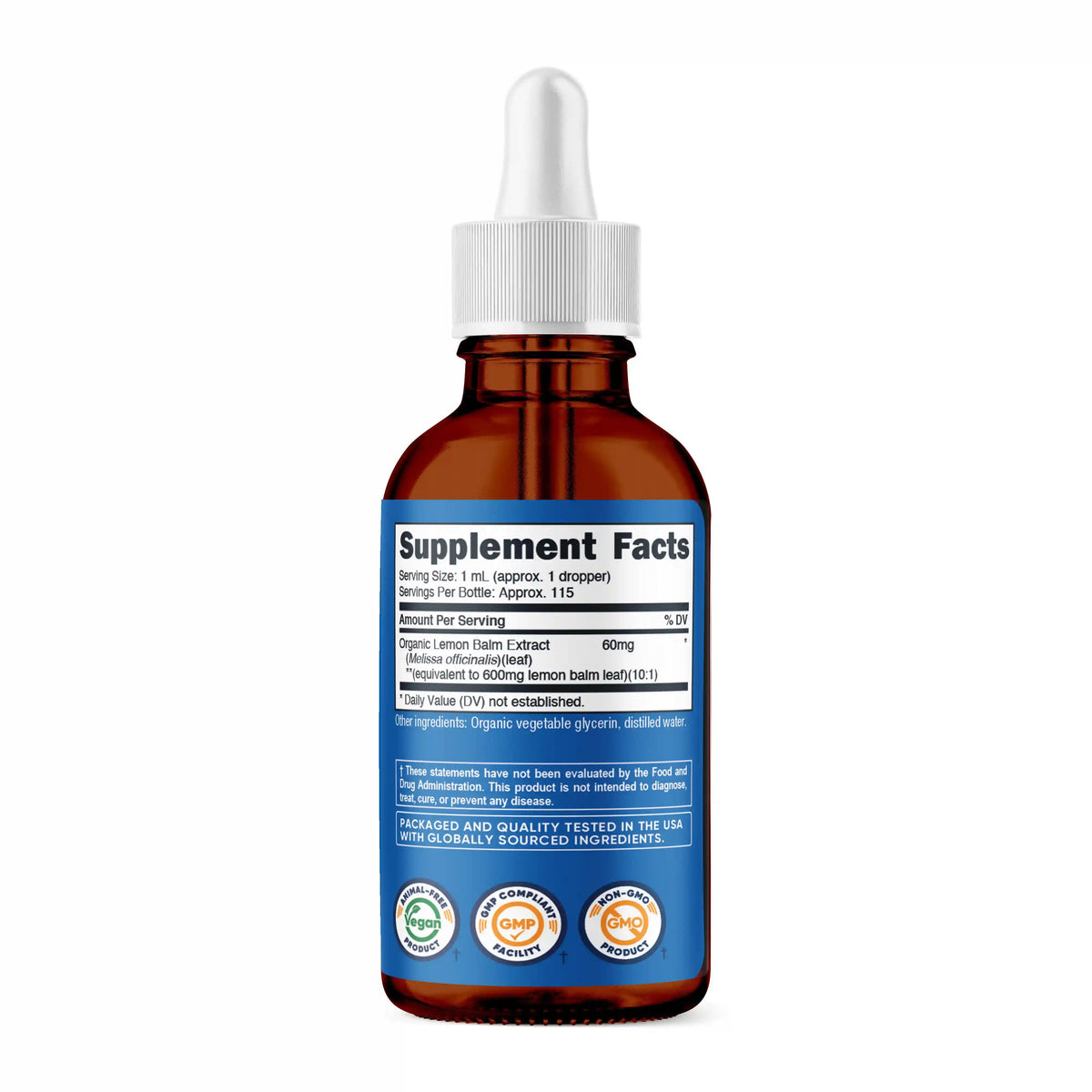 Nutricost Organic Lemon Balm Liquid Extract