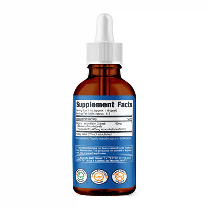 Nutricost Organic Lemon Balm Liquid Extract