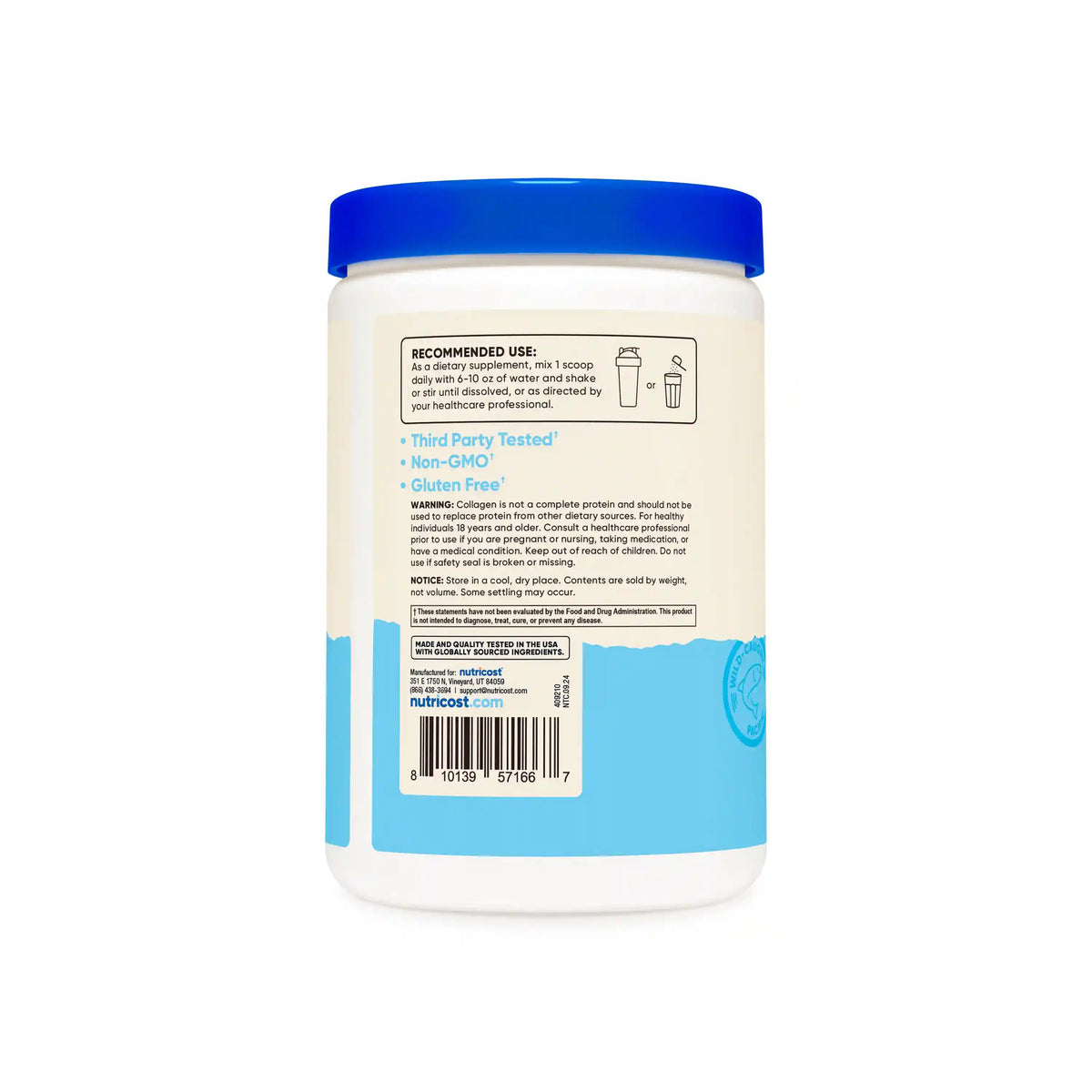 Nutricost Wild-Caught Marine Collagen Powder