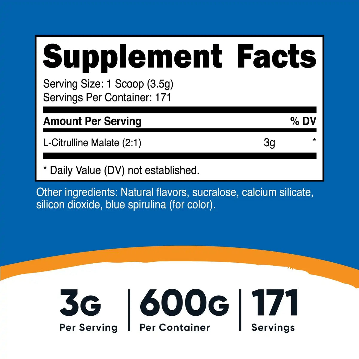 Nutricost L-Citrulline Malate (2:1) Flavored Powder