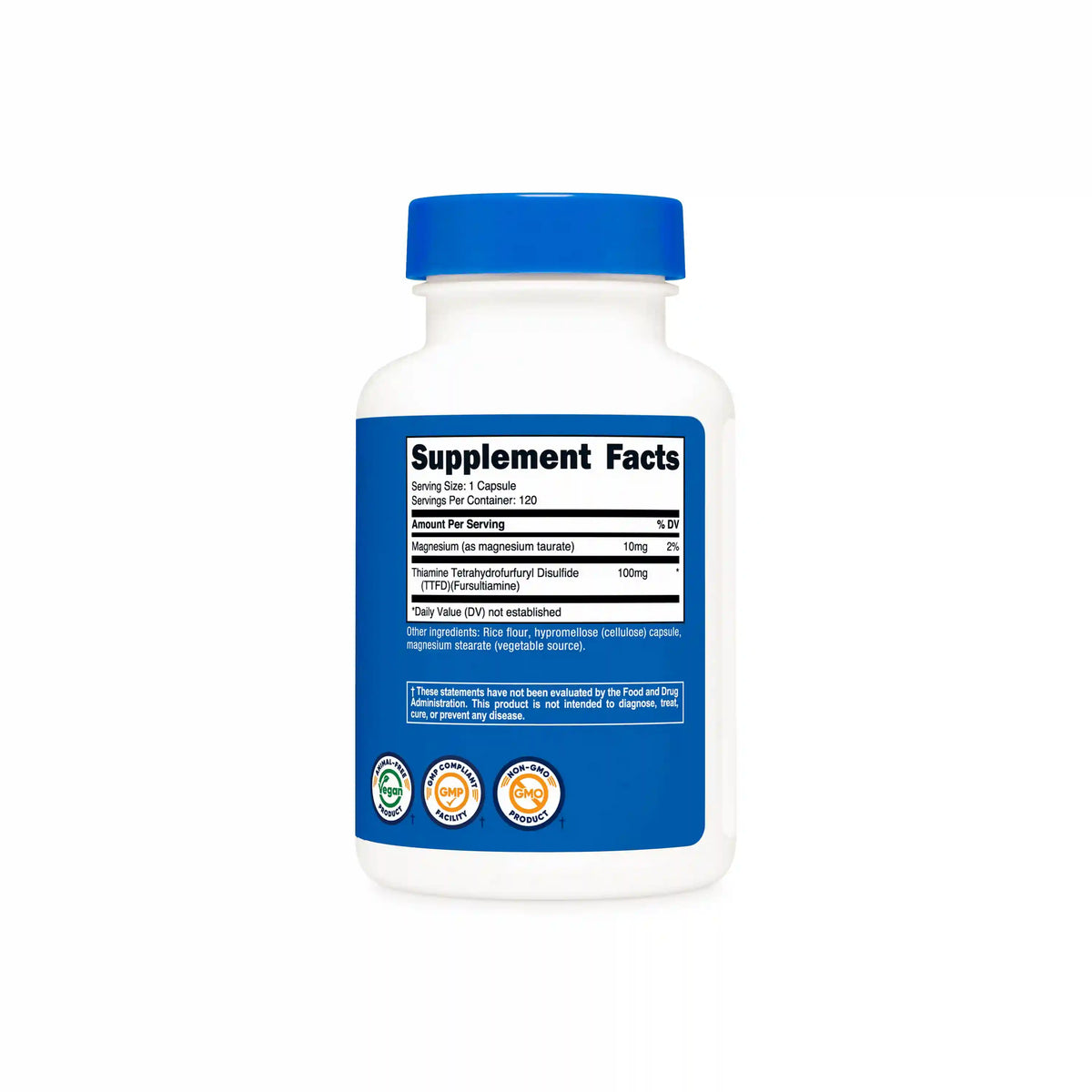 Nutricost TTFD Thiamine (Vitamin B1)