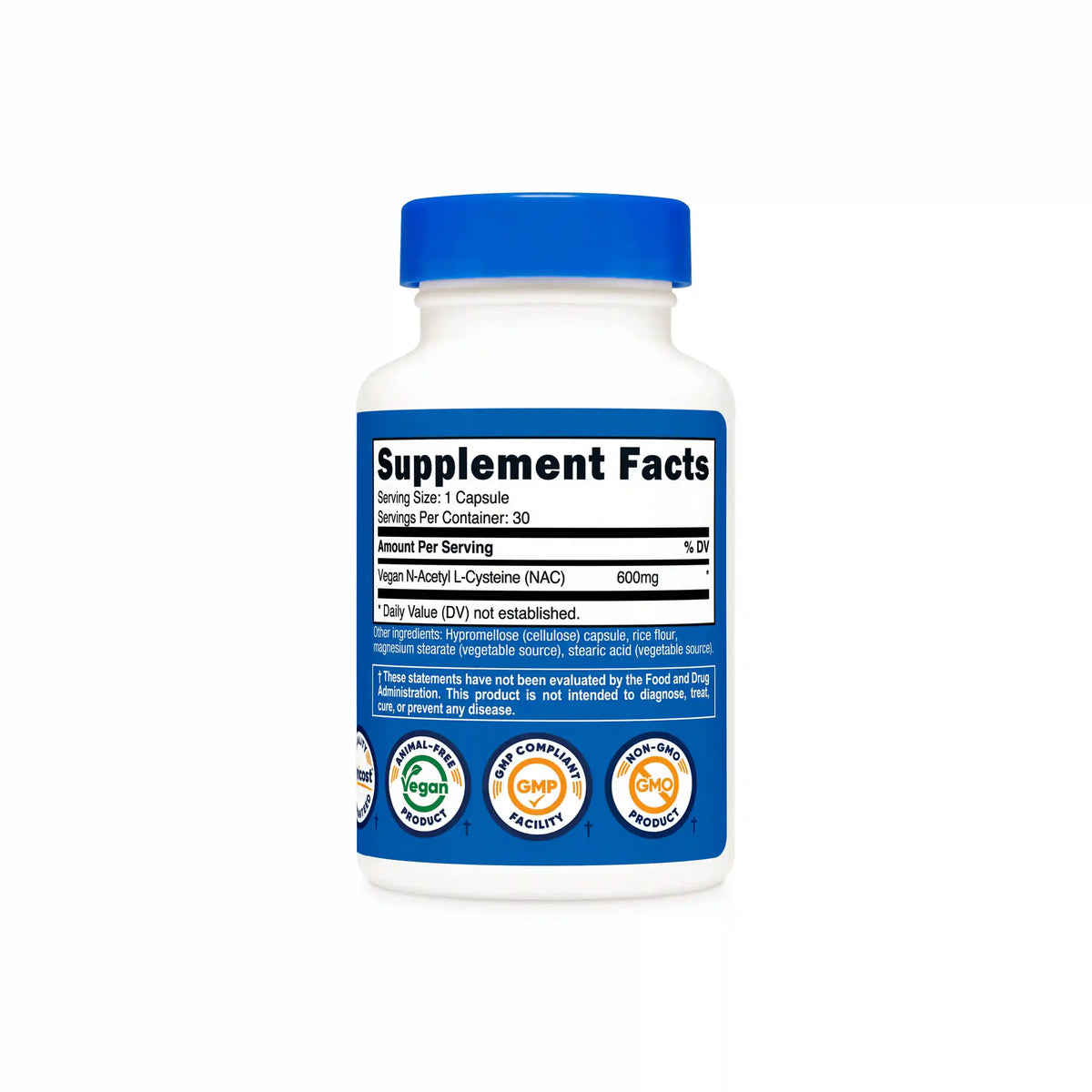 Nutricost N-Acetyl L-Cysteine (NAC) Capsules
