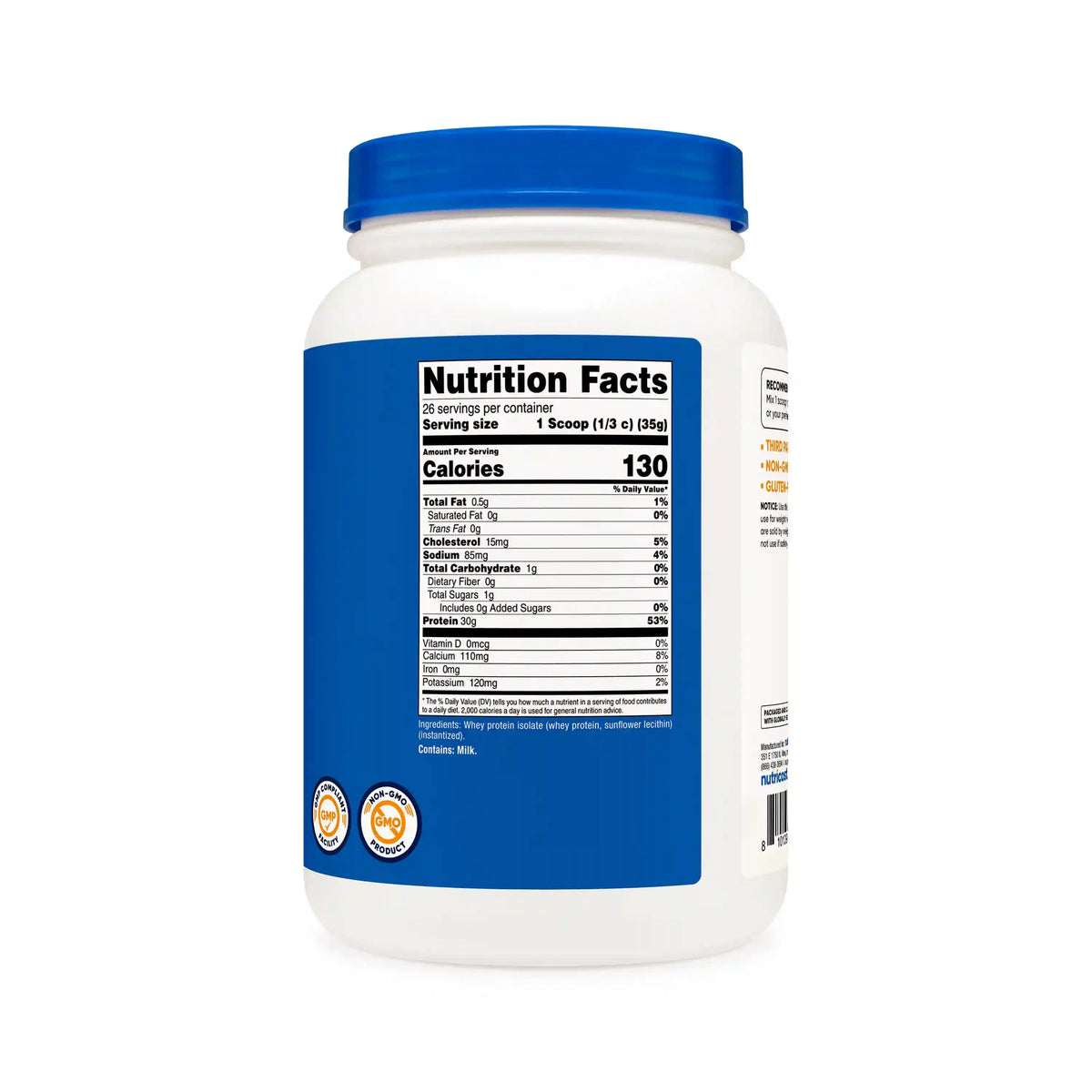 Nutricost Whey Protein Isolate Powder