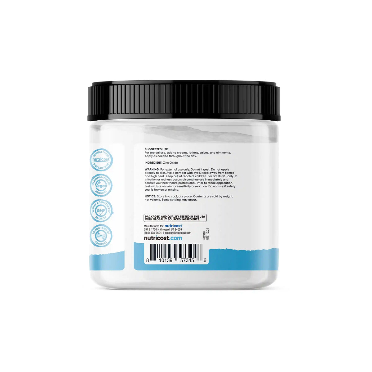 Nutricost Pantry Essentials Zinc Oxide