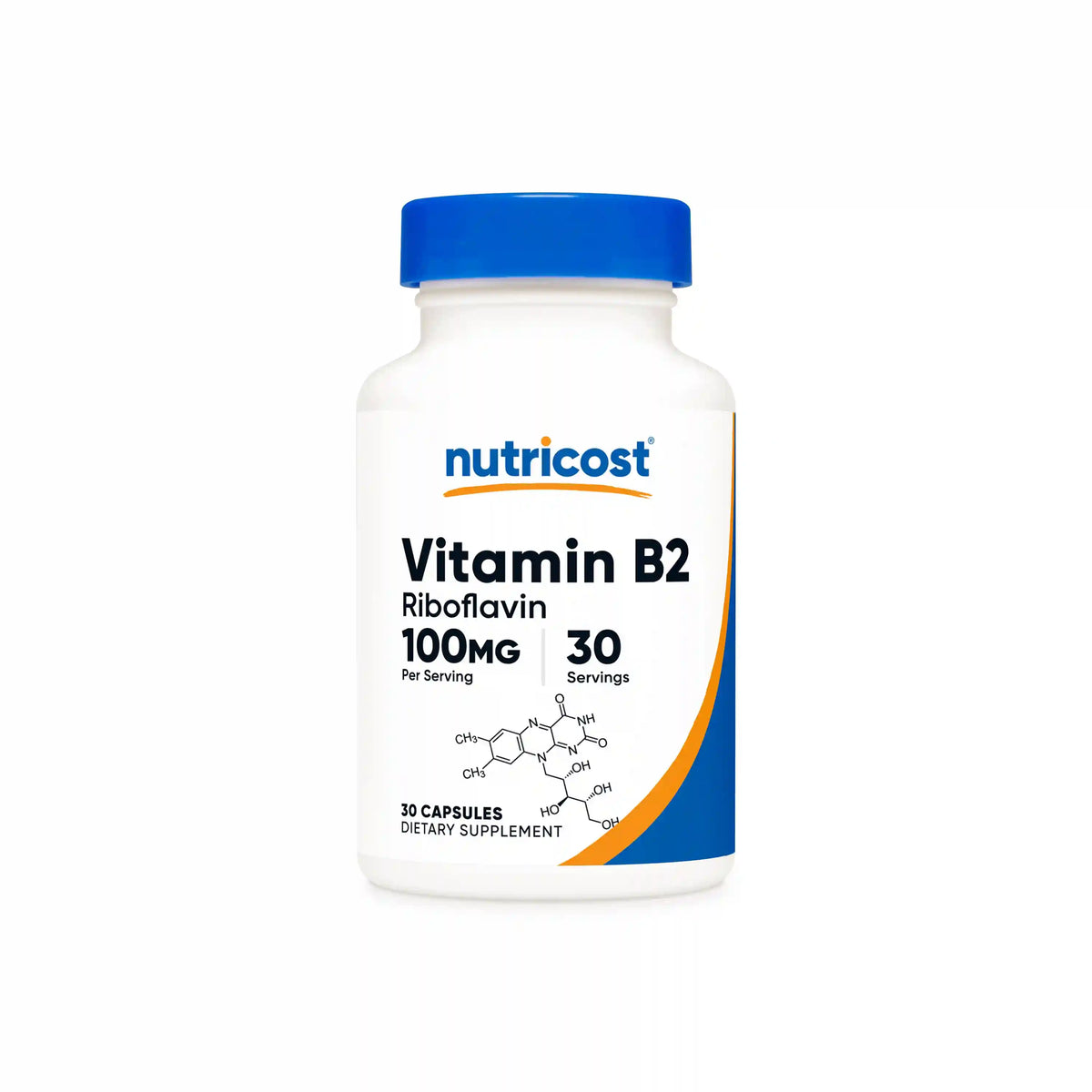 Nutricost Vitamin B2 Riboflavin Capsules