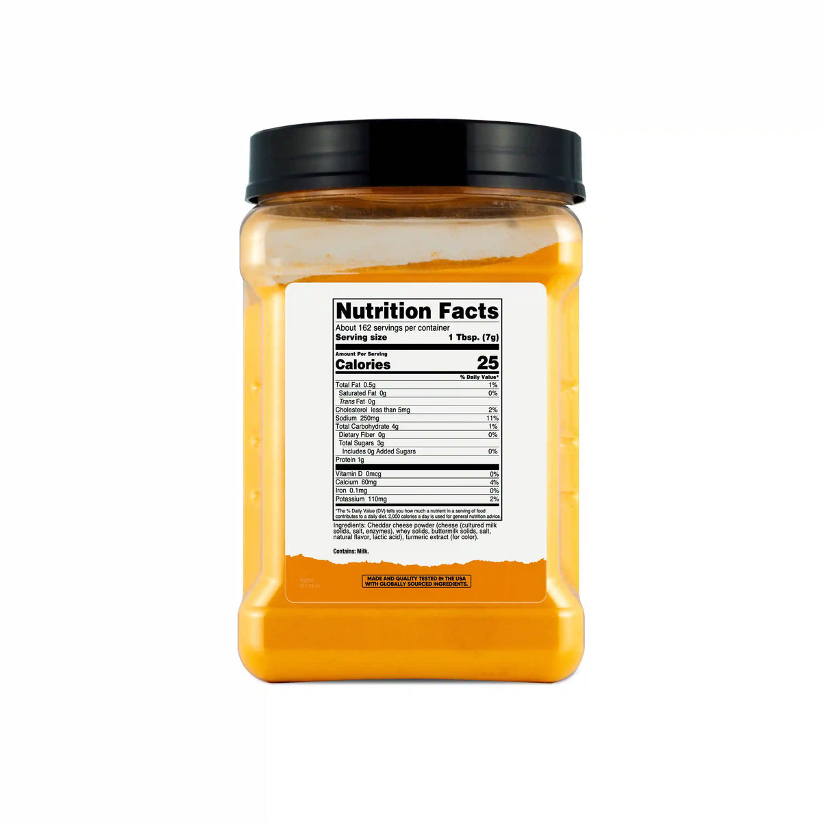 Nutricost Pantry Cheddar Cheese Powder (Yellow) (2.5 LB)