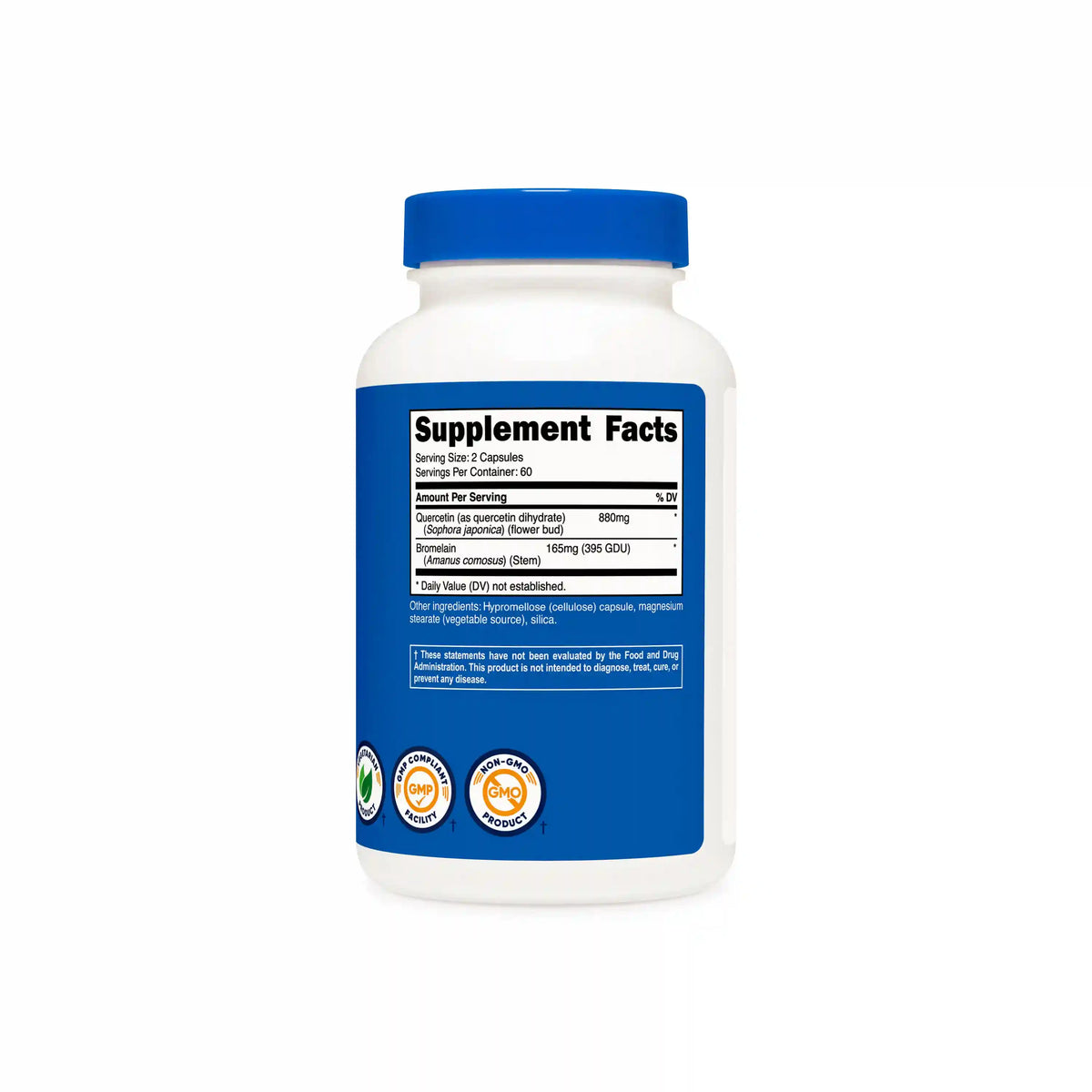 Nutricost Quercetin (With Bromelain) Capsules