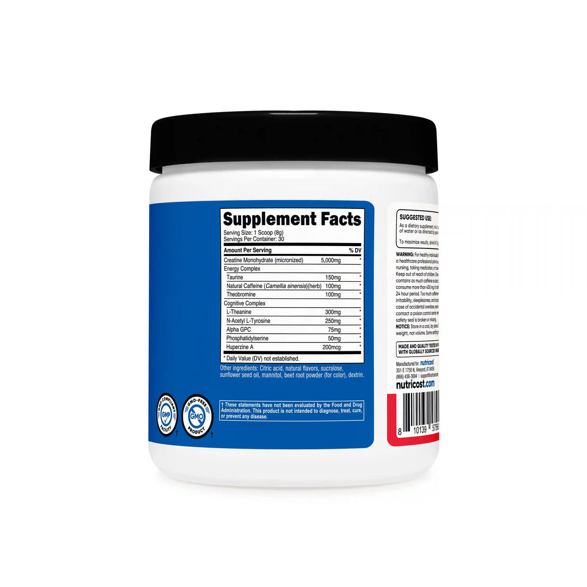 Nutricost Creatine + Energy Powder