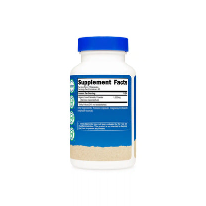 Nutricost Made With Organic Saw Palmetto Capsules