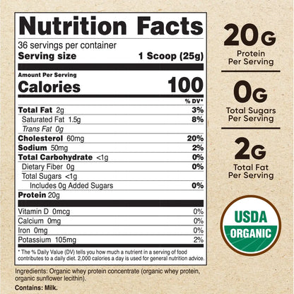 Nutricost Organic Whey Protein Powder