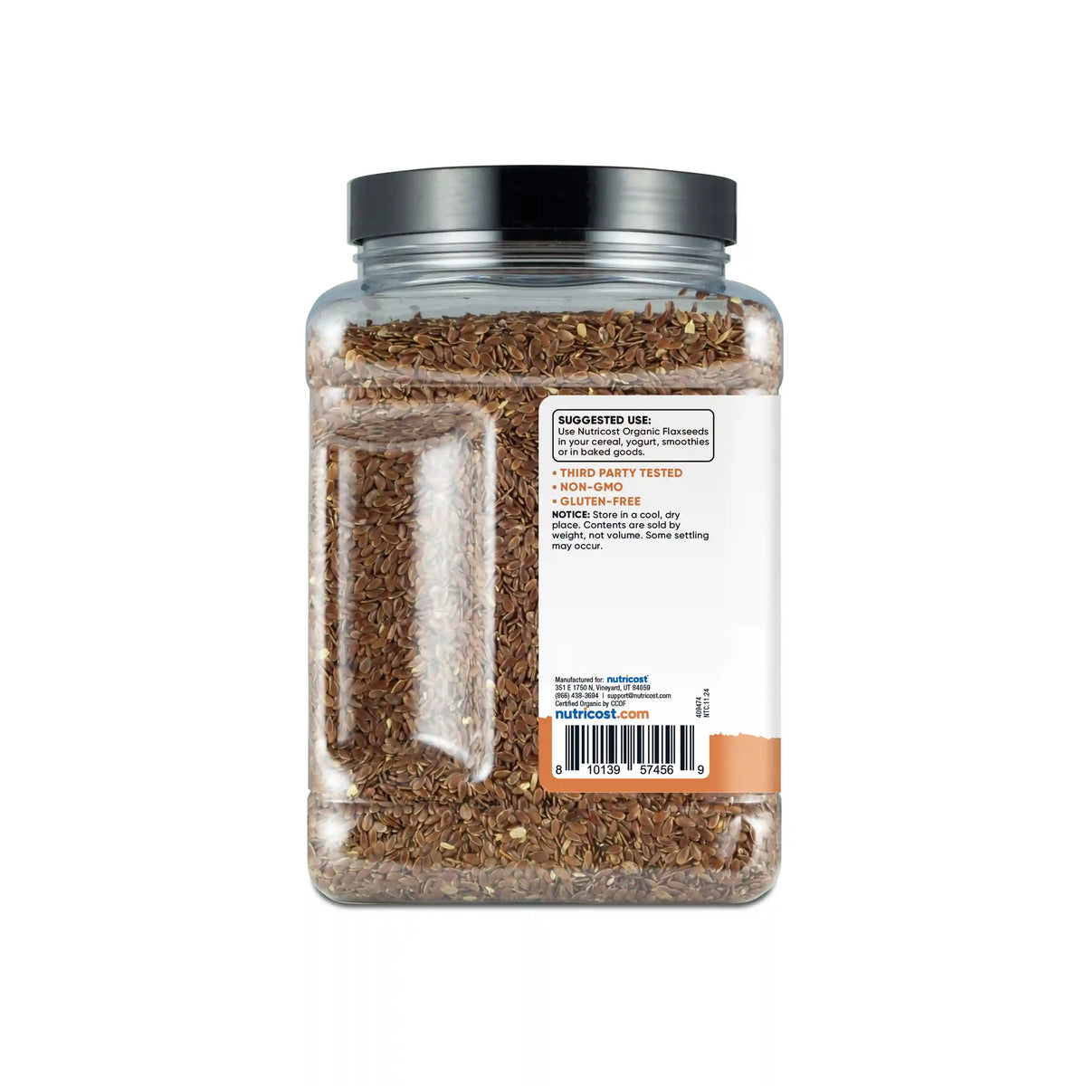 Nutricost Pantry Organic Flaxseeds