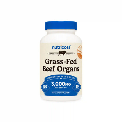 Nutricost Grass Fed Beef Organs
