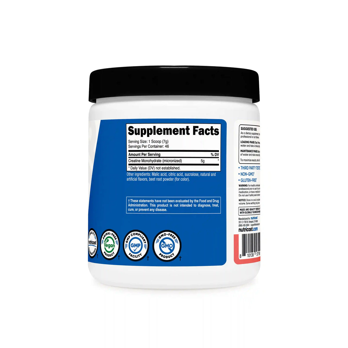 Nutricost Creatine Monohydrate Powder