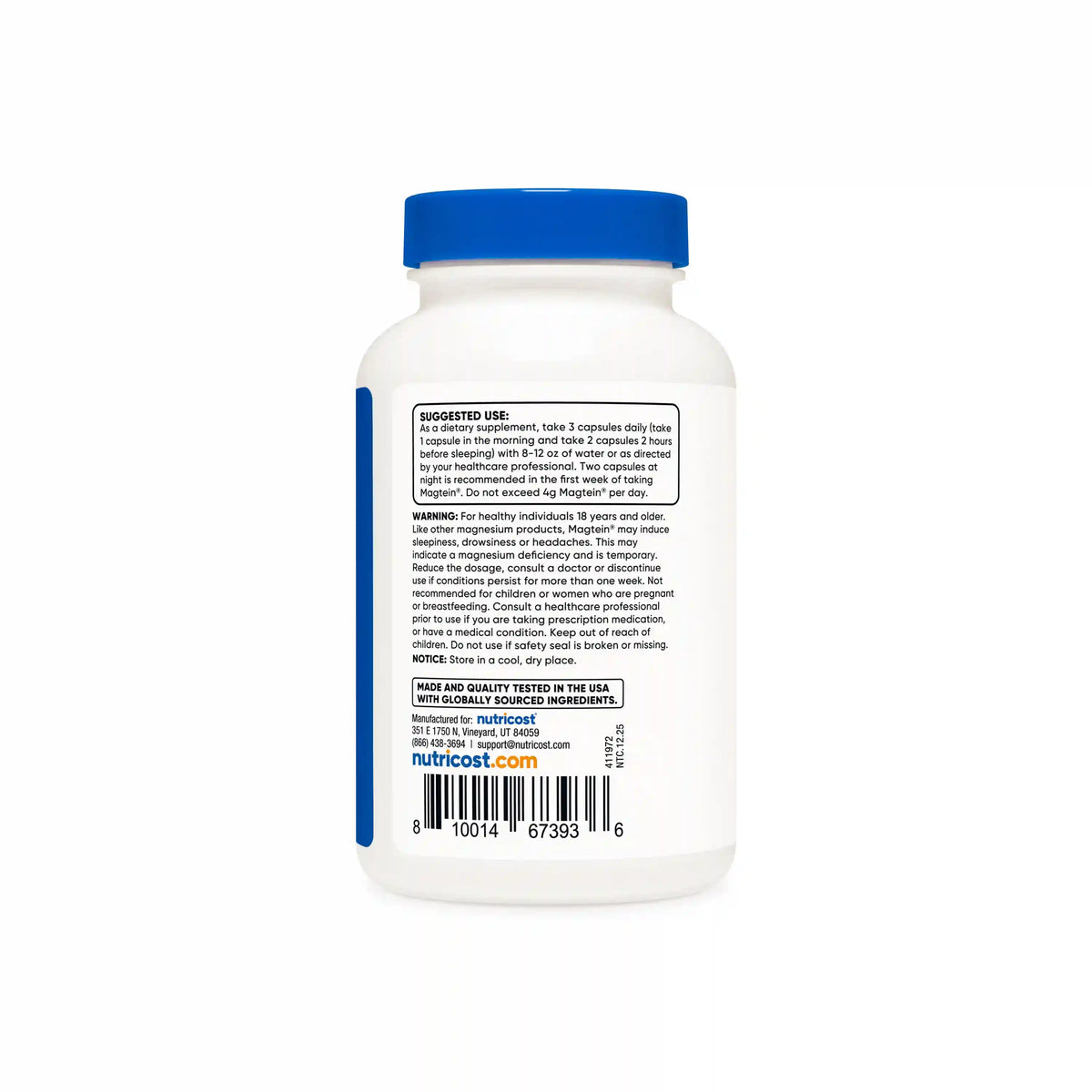 Nutricost Magnesium L-Threonate As Magtein®