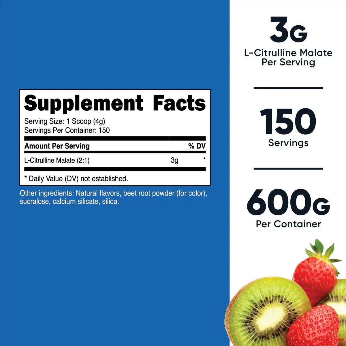 Nutricost L-Citrulline Malate (2:1) Flavored Powder