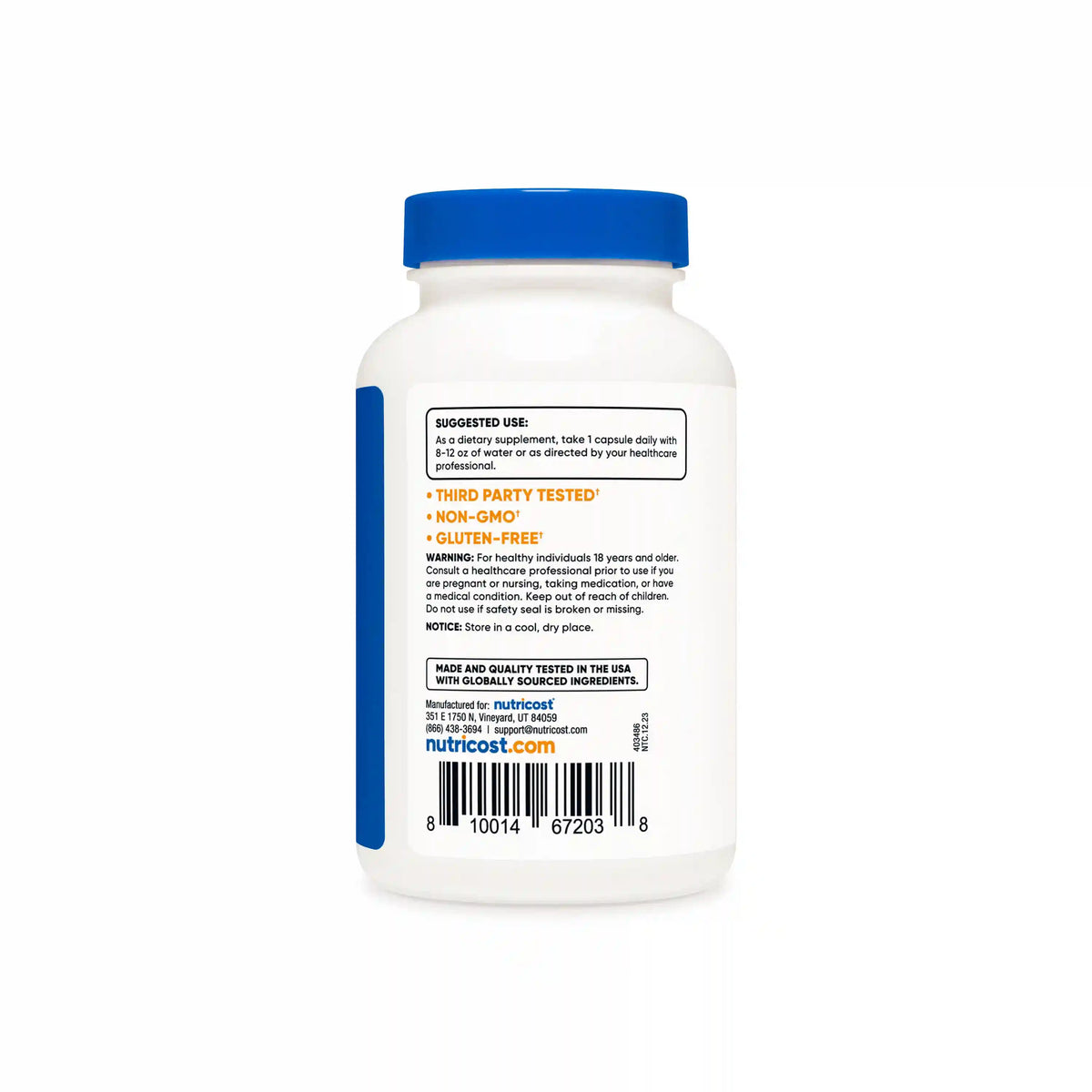 Nutricost Citric Acid Capsules