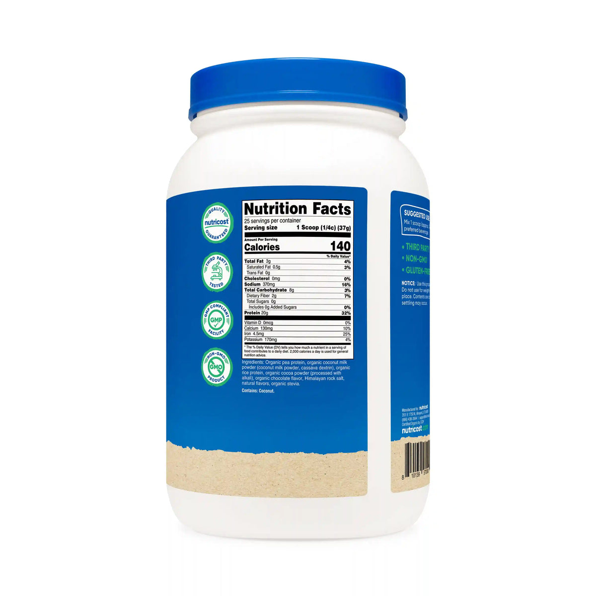 Nutricost Organic Vegan Protein Powder