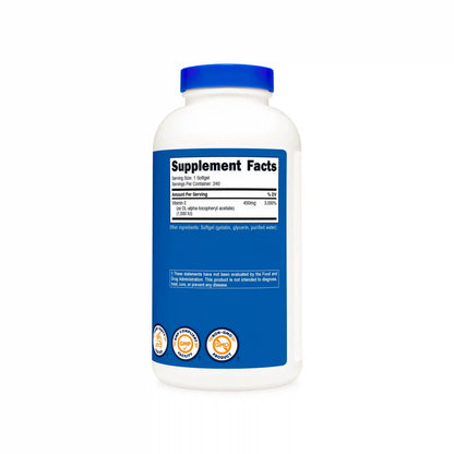 Nutricost Vitamin E Softgels