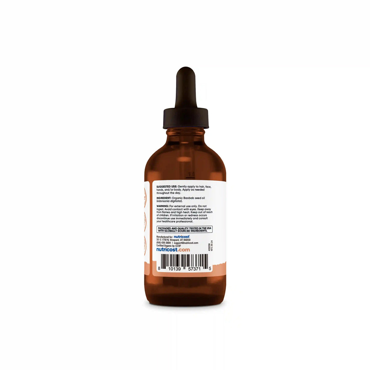 Nutricost Organic Baobab Oil