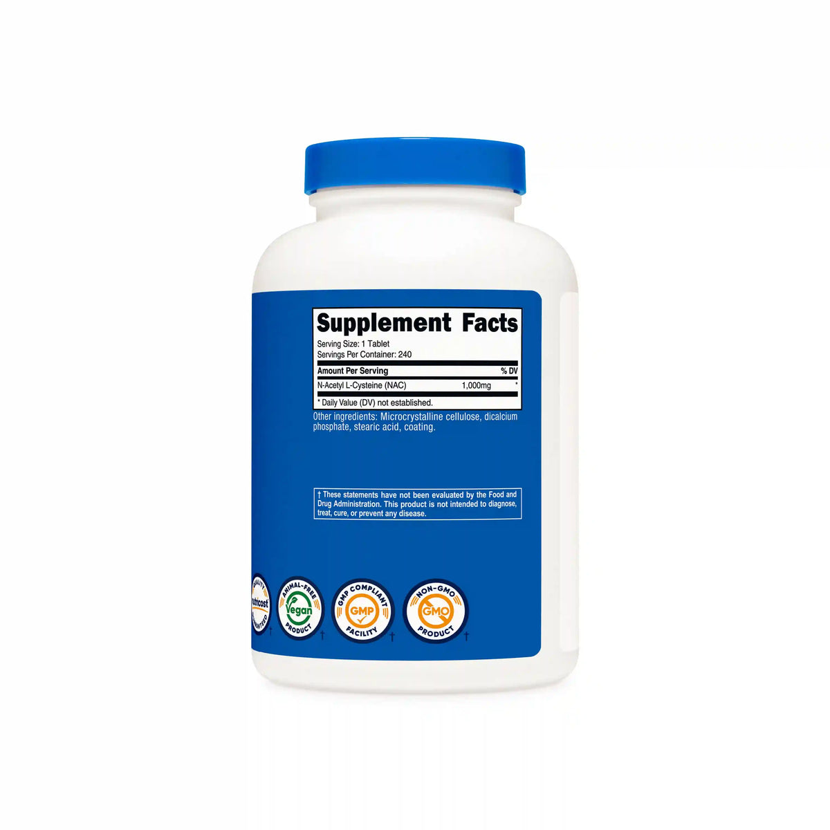Nutricost N-Acetyl L-Cysteine (NAC) Tablets