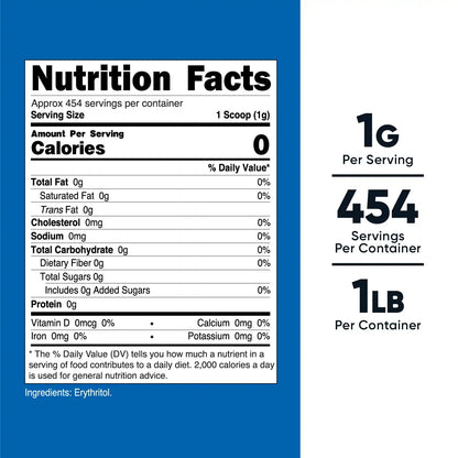 Nutricost Erythritol Powder