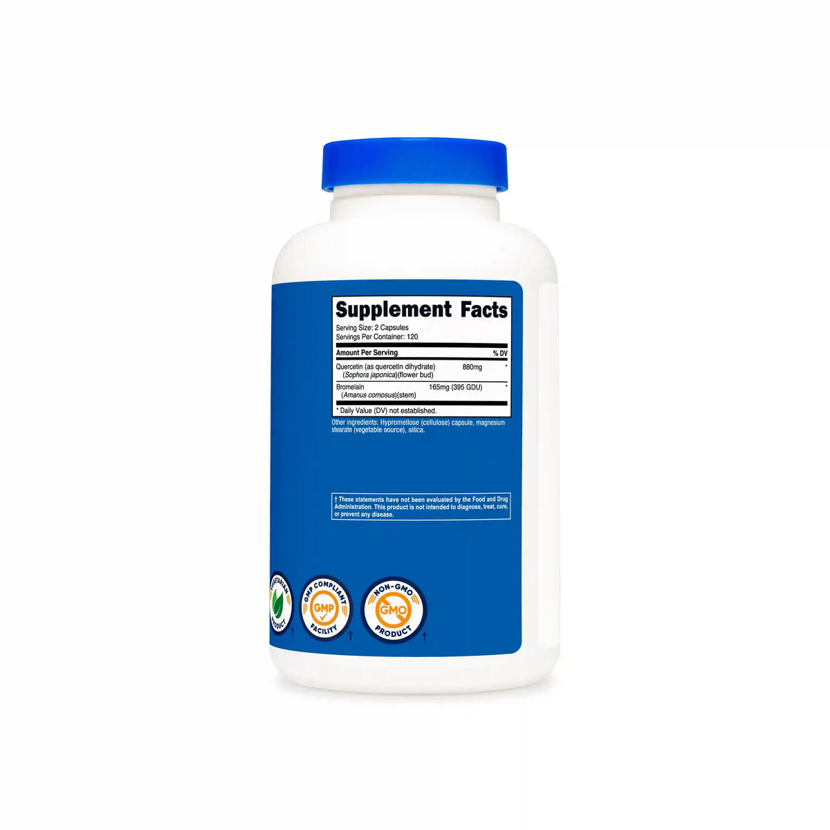 Nutricost Quercetin (With Bromelain) Capsules