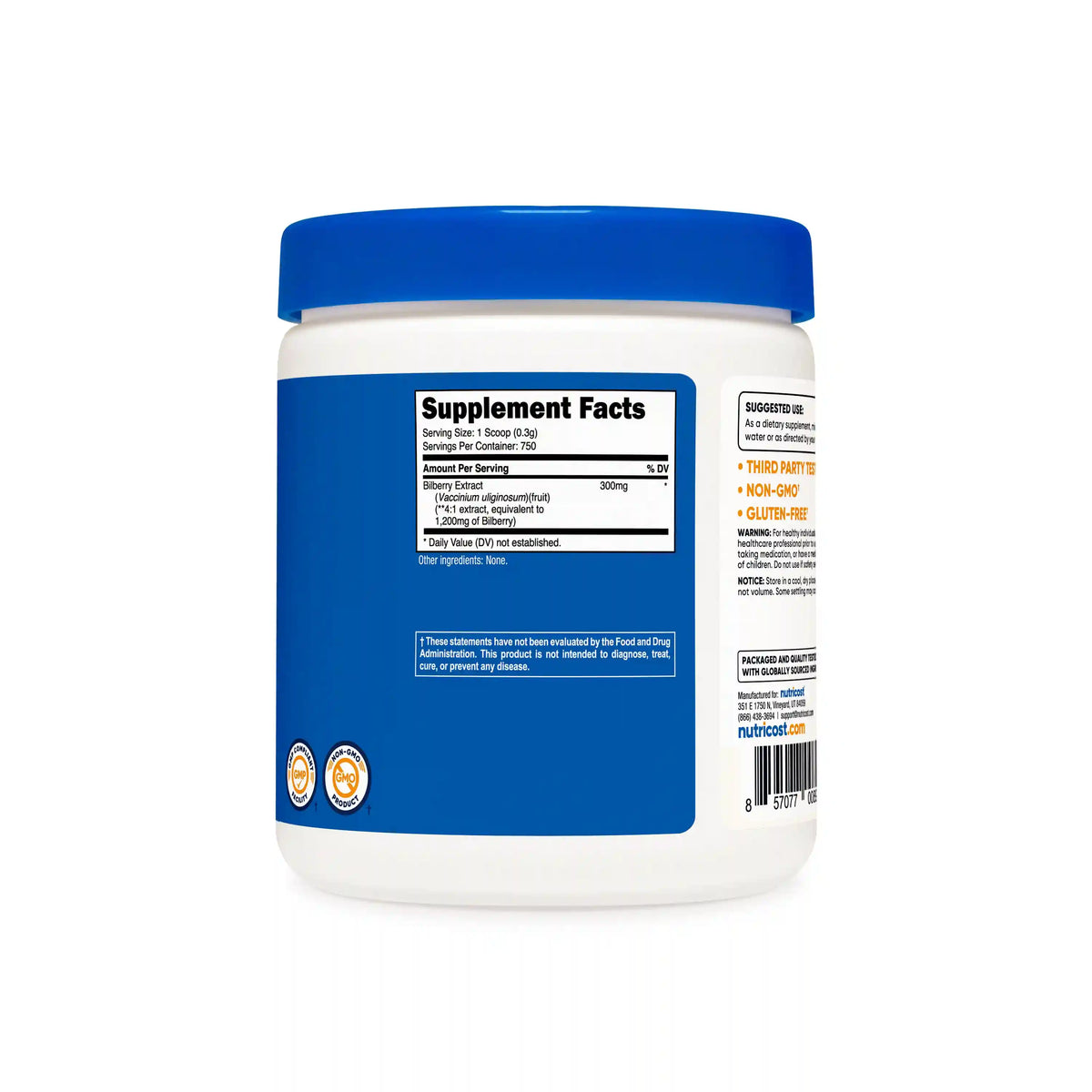 Nutricost Bilberry Powder