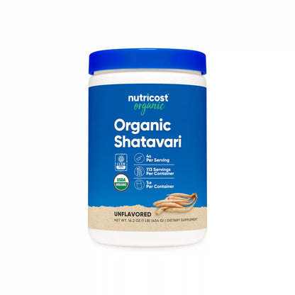 Nutricost Organic Shatavari Powder UF (1 LB)