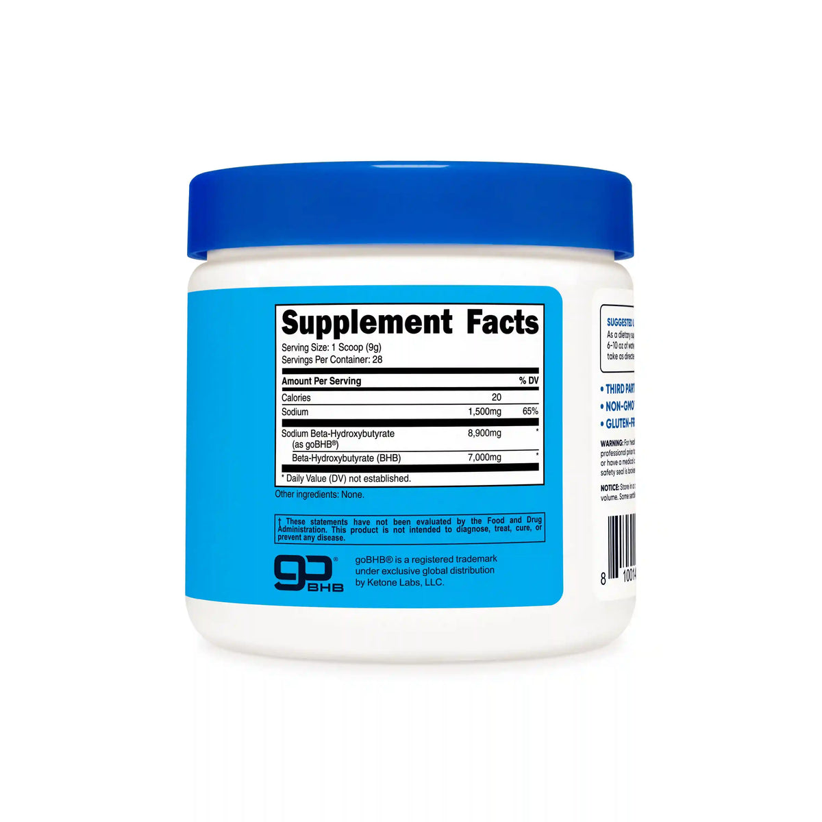 Nutricost Sodium BHB