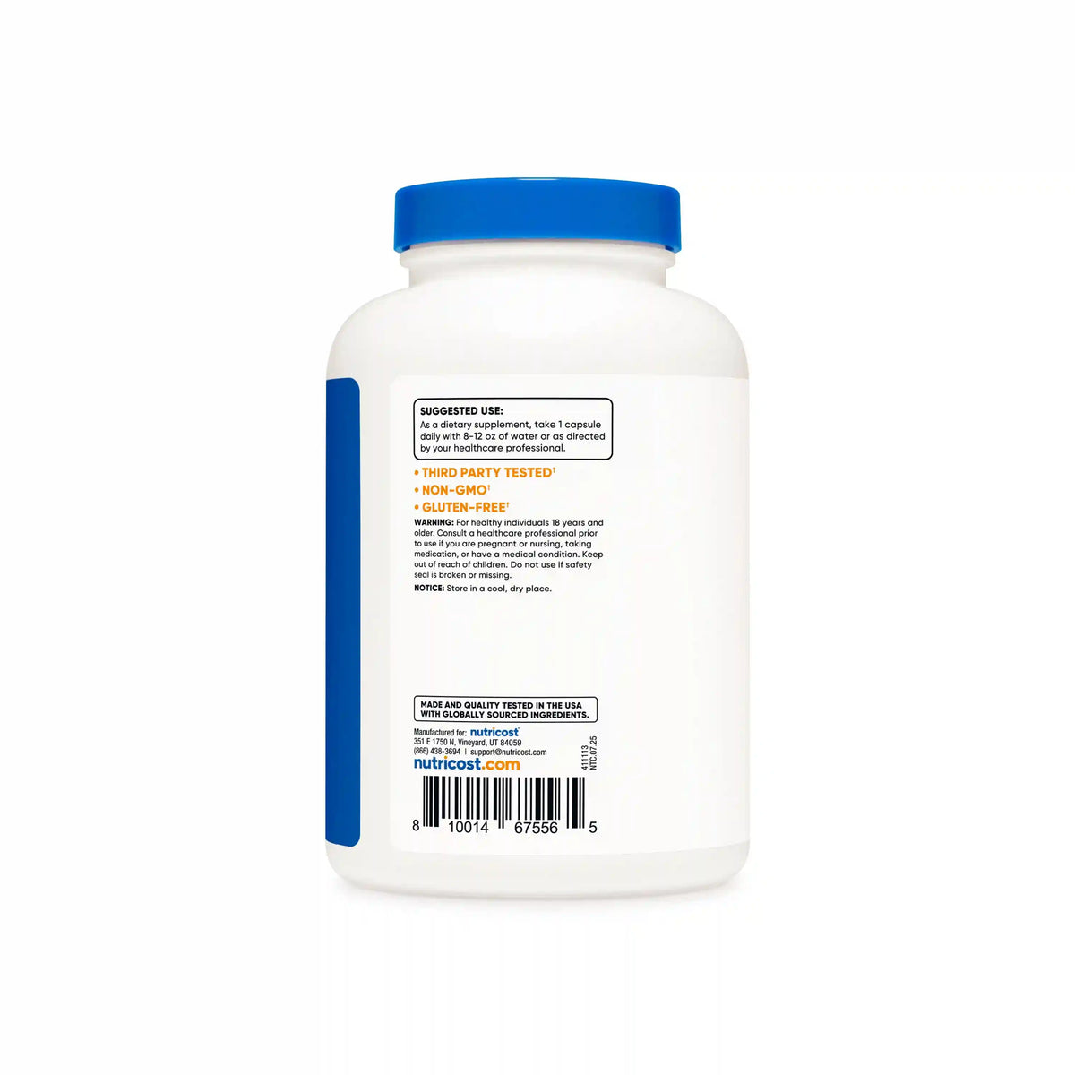 Nutricost Vitamin C with Rose Hips Capsules