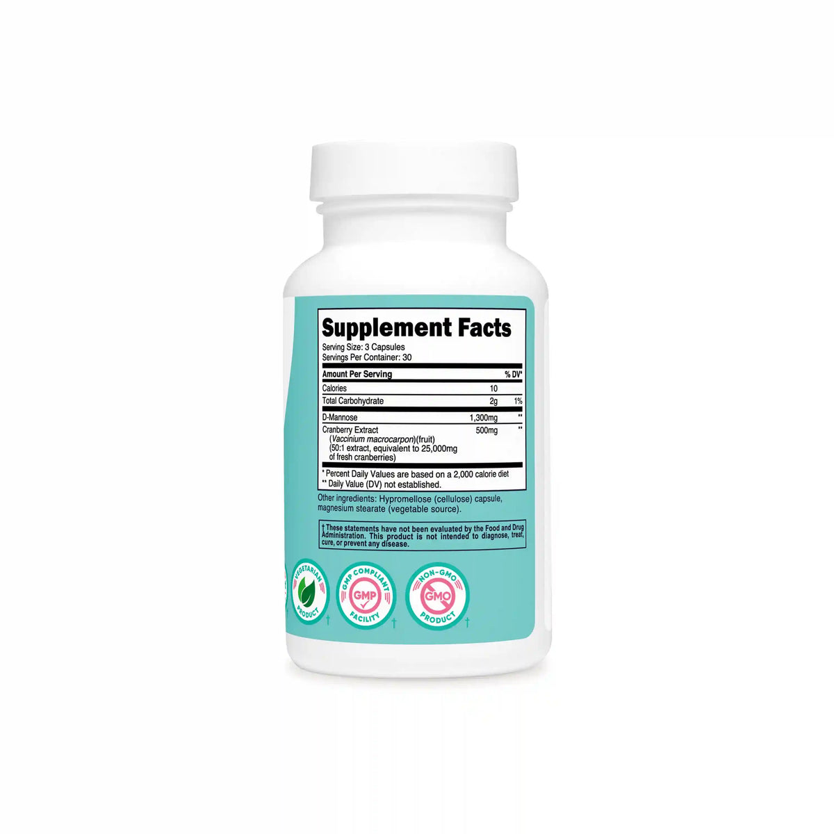 Nutricost D-Mannose with Cranberry Extract for Women