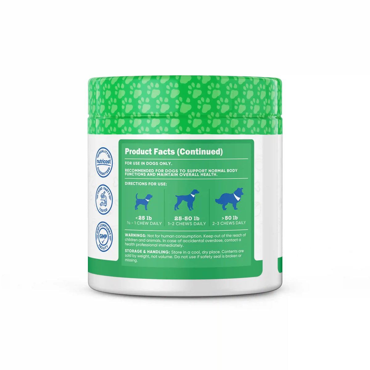 Nutricost Pets Multi-Functional Chews [60 Chews] [Beef]