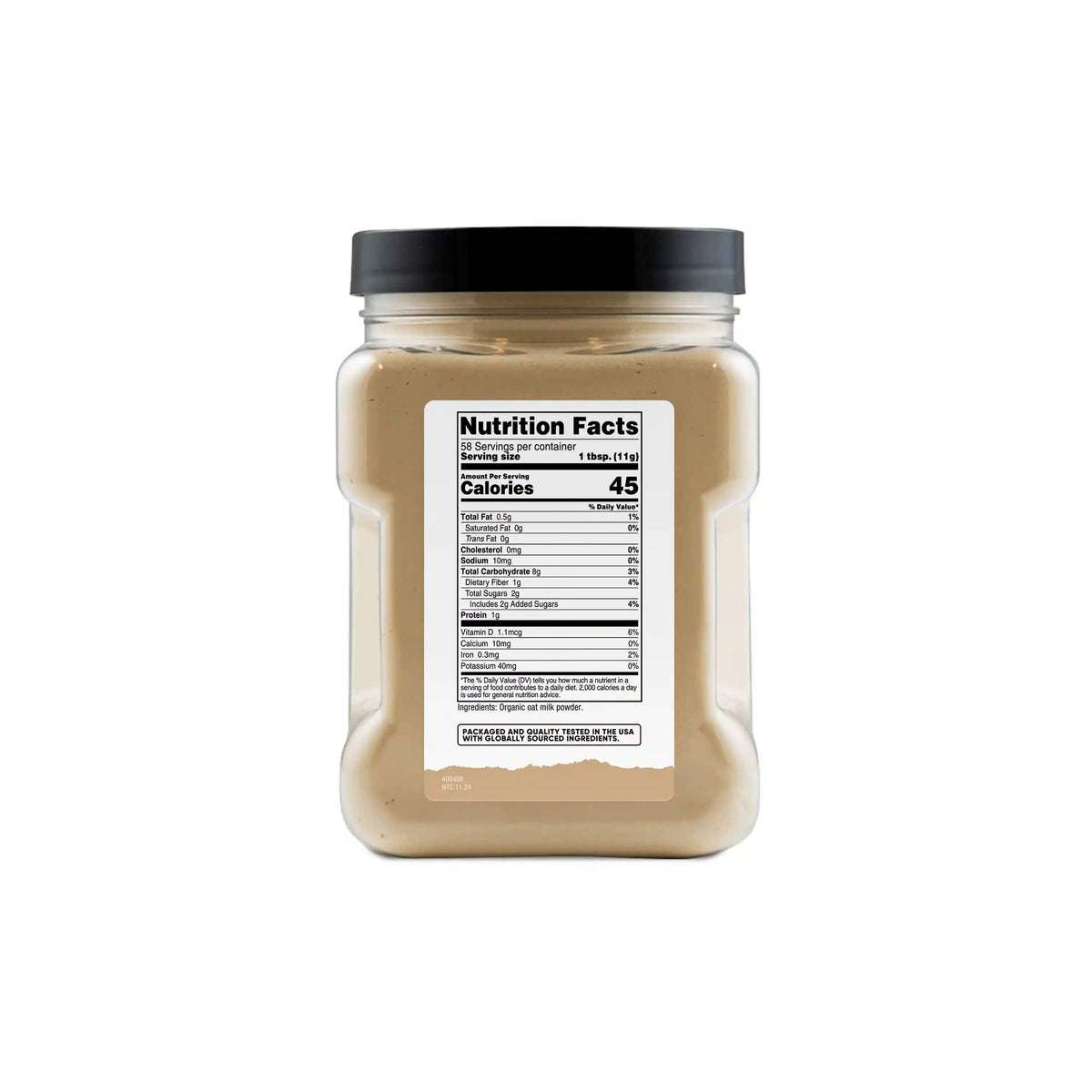 Nutricost Pantry Organic Oat Milk Powder