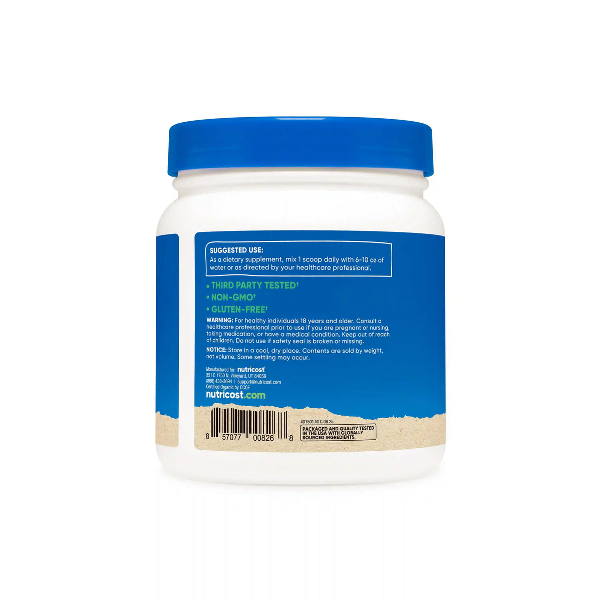 Nutricost Organic Chlorella Powder