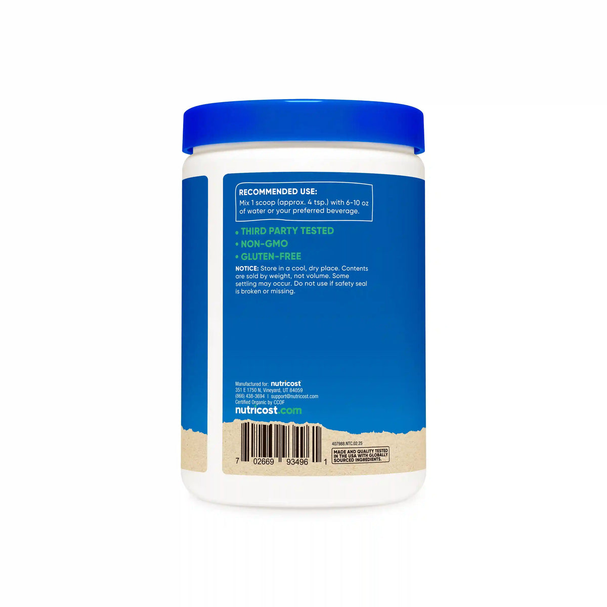 Nutricost Organic Coconut Milk Powder