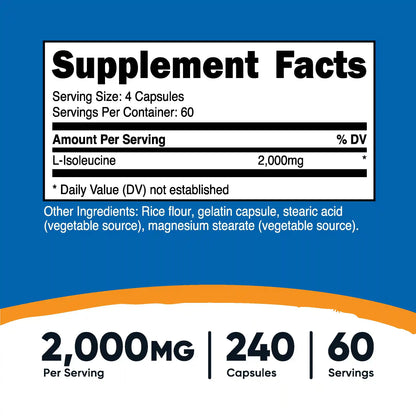 Nutricost L-Isoleucine Capsules
