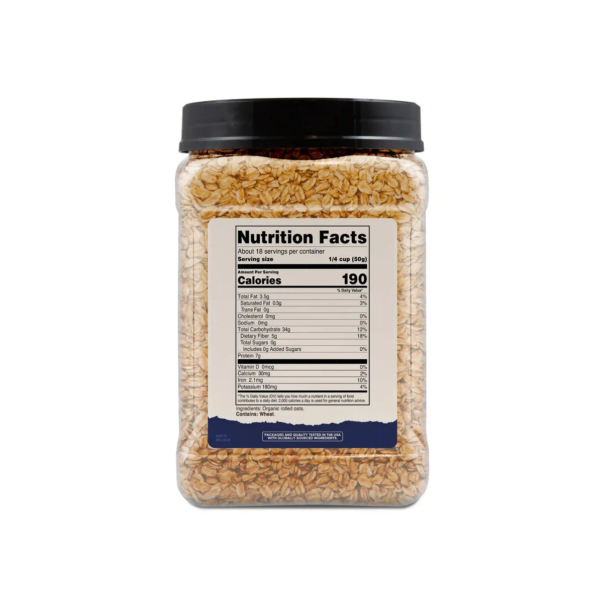Nutricost Pantry Organic Rolled Oats