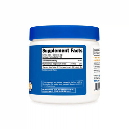 Nutricost Magnesium Citrate Powder